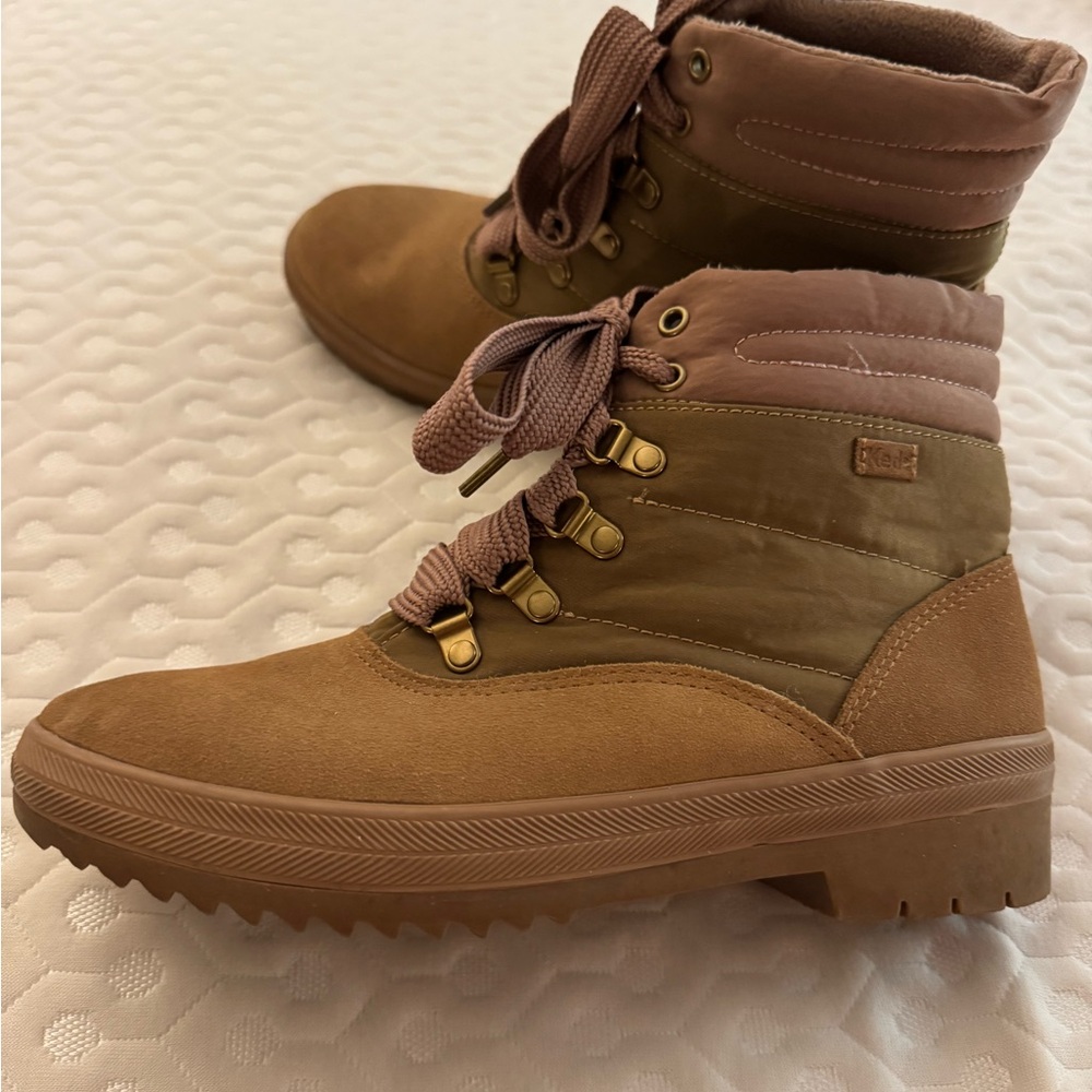 Keds Tan and Brown Women's Winter Boots
